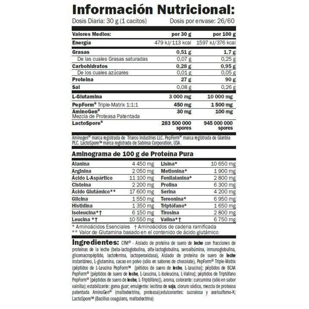 Amix Iso Hd 90 Cfm Protein Vanilje 800g, Uncolor, One Size