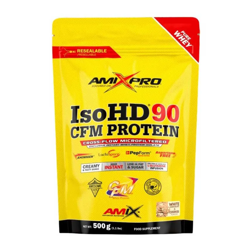 Amix Iso Hd 90 Cfm Saco 500g Protein Sjokolade Og Kjeks, One size