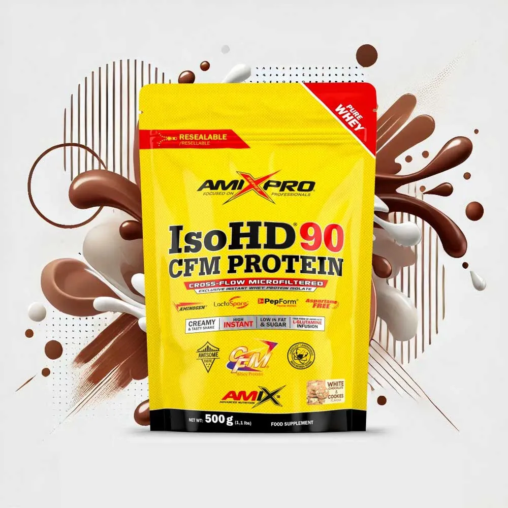 Amix Iso Hd 90 Cfm Saco 500g Protein Sjokolade Og Kjeks, One size