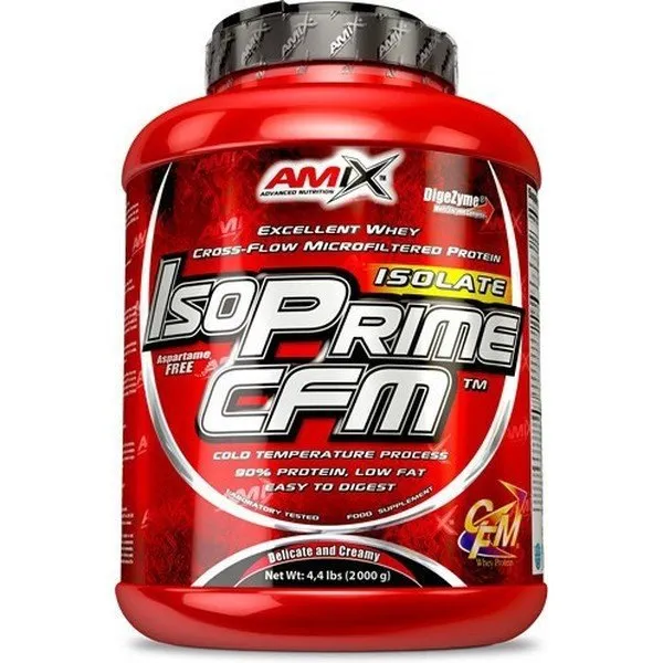 Amix Isoprime Cfm 2kg Isolert Myseprotein Kokos Og Sjokolade 2kg, White, One Size
