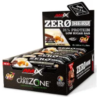 Amix Low Carb Zerohero Proteinbarerboks Vanilje Og Mandel 65g 15 Enheter Amix Low Carb Zerohero Proteinbarerboks Vanilje Og Mandel 65g 15 Enheter