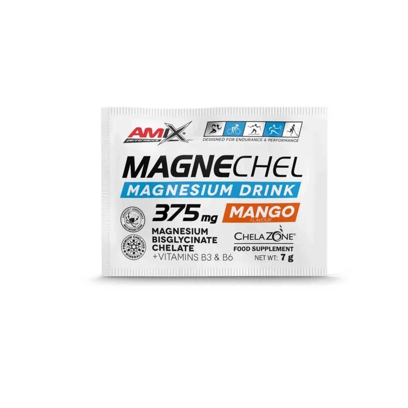 Amix Magnechel® Magnesium Chelate 375mg Energidrikk Enkeltdoseboks 20 Enheter, Multicolor, One Size Amix Magnechel® Magnesium Chelate 375mg Energidrikk Enkeltdoseboks 20 Enheter, Multicolor, One Size