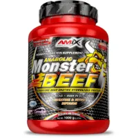 Amix Monster Beef Protein Jordbær Og Banan 1kg