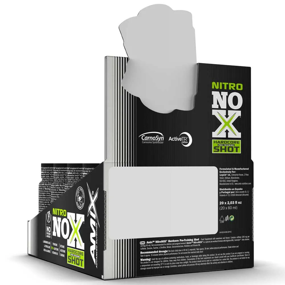 Amix Nitro Nox Shot Volumgiver Drue 60ml 20 Enheter, One size