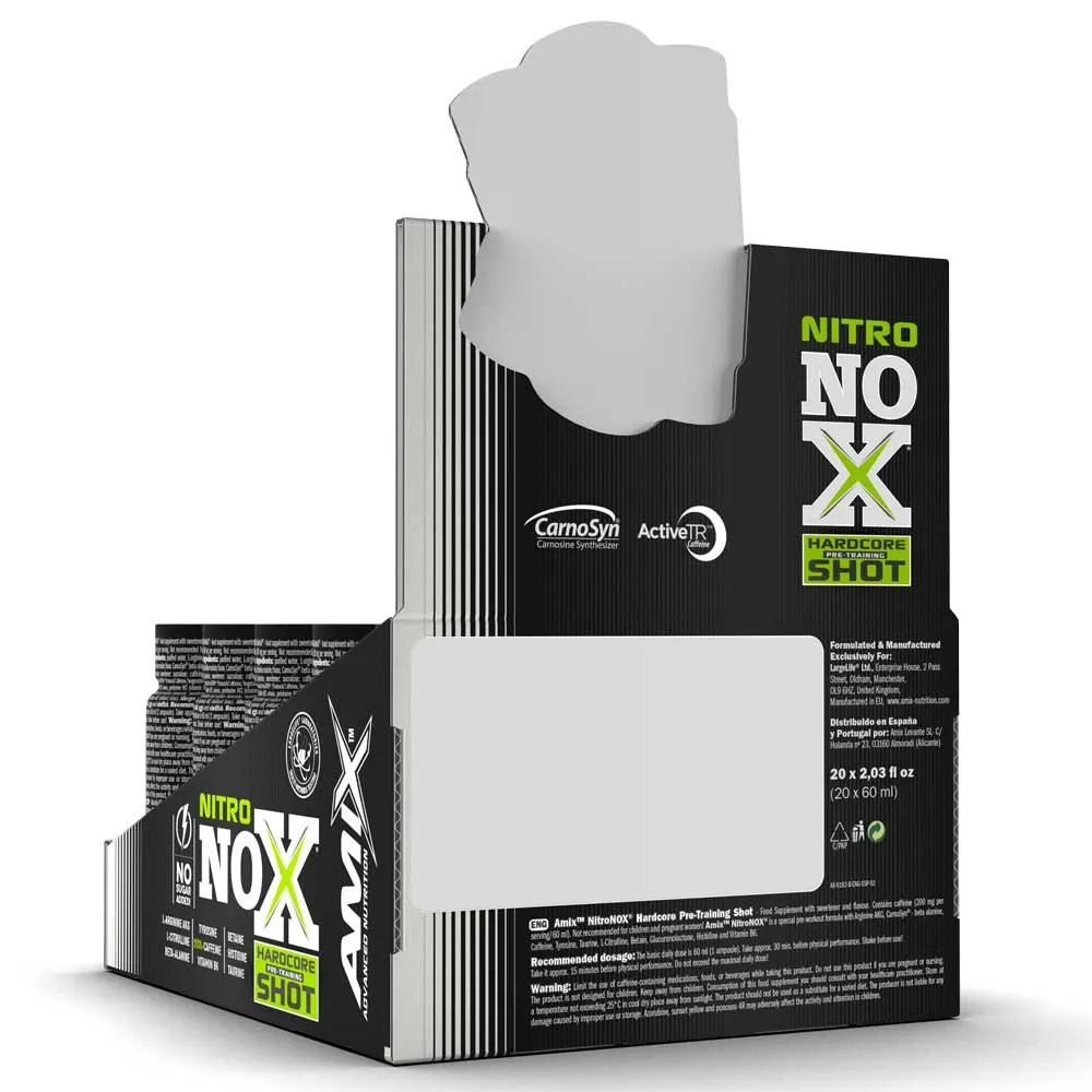 Amix Nitro Nox Shot Volumgiver Ville Bær 60ml 20 Enheter, One size Amix Nitro Nox Shot Volumgiver Ville Bær 60ml 20 Enheter, One size