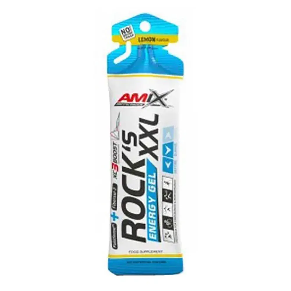 Amix Performance Rock´s Xxl Boks Med Energigeler Sitron 65g 24 Enheter, Multicolor, One Size
