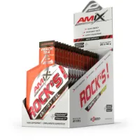 Amix Rock´s Caf Boks Med Energigeler Fersken Te 32g 20 Enheter Amix Rock´s Caf Boks Med Energigeler Fersken Te 32g 20 Enheter