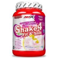 Amix Shake 4 Fit & Slim Vektstyring Jordbær 1kg Amix Shake 4 Fit & Slim Vektstyring Jordbær 1kg