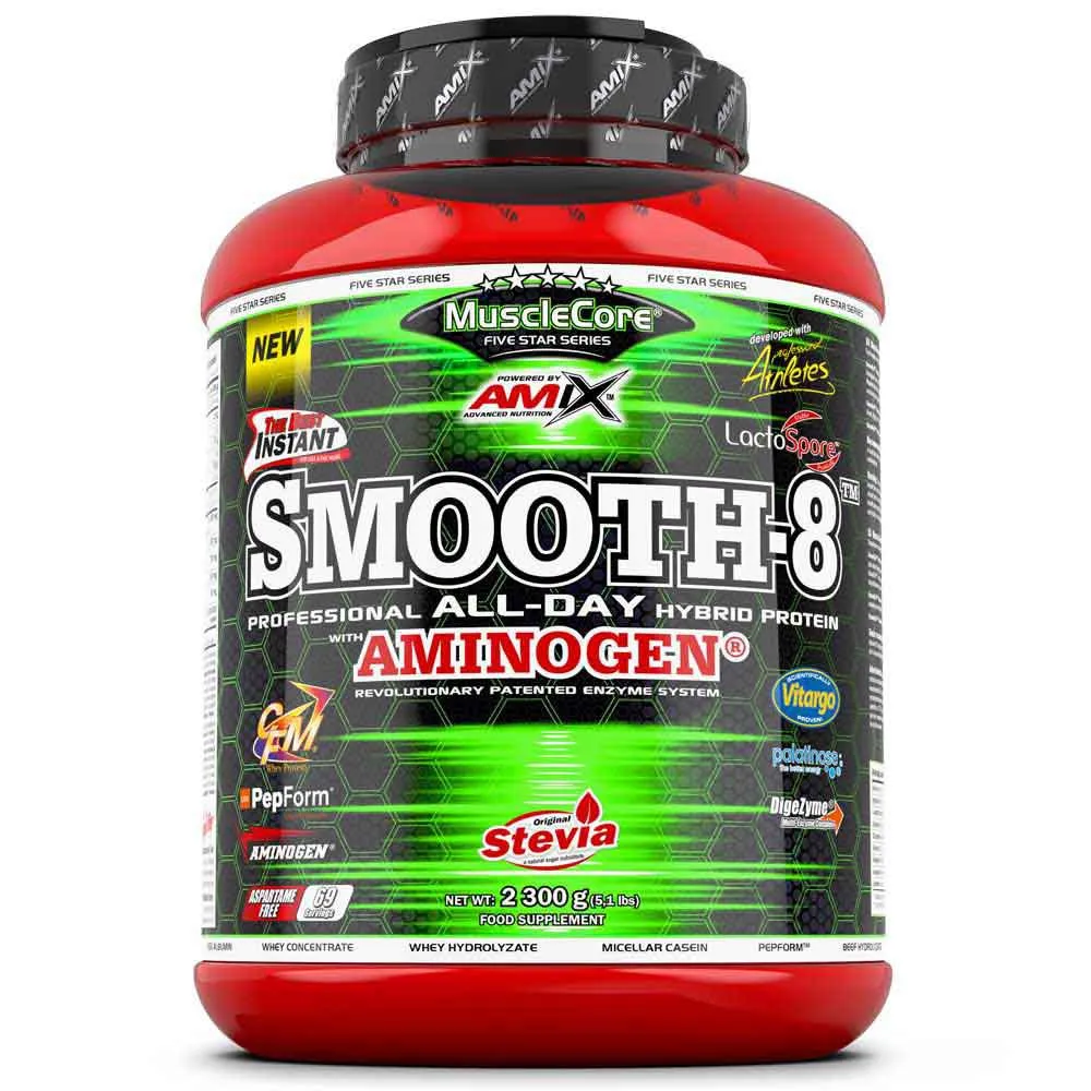 Amix Smooth-8 Hybridprotein Dobbel Sjokolade 2.3kg, One size Amix Smooth-8 Hybridprotein Dobbel Sjokolade 2.3kg, One size