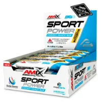 Amix Sport Power Energibar Boks Banan Og Sjokolade 45g 20 Enheter