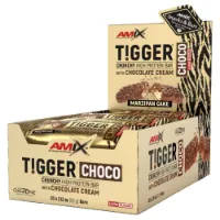 Amix Tiggerzero Choco Proteinbarer Boks Marsipankake 60g 20 Enheter Amix Tiggerzero Choco Proteinbarer Boks Marsipankake 60g 20 Enheter