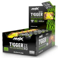 Amix Tiggerzero Multi-layer Proteinbarerboks Vanilje Og Karamell 60g 20 Enheter Amix Tiggerzero Multi-layer Proteinbarerboks Vanilje Og Karamell 60g 20 Enheter