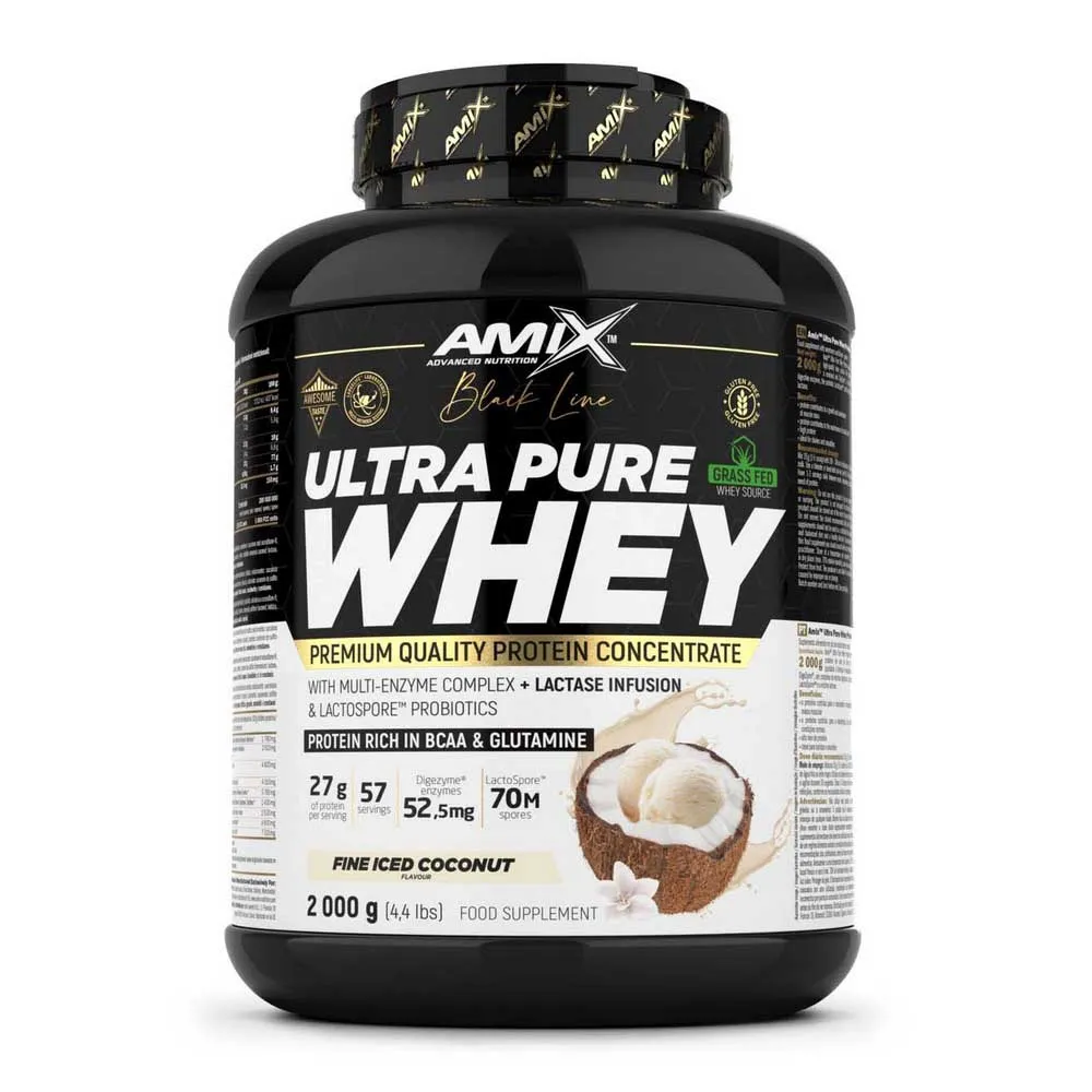 Amix Ultra Pure Whey 2kg Protein Kokosnøtt, One Size