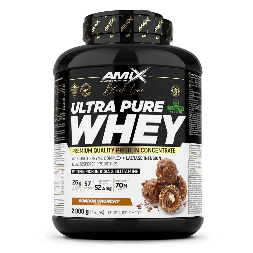 Amix Ultra Pure Whey 2kg Protein Sjokolade, One size