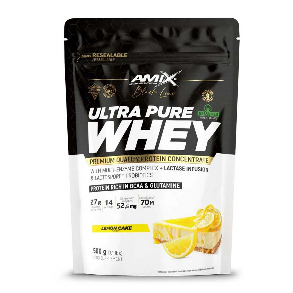 Amix Ultra Pure Whey 500g Protein Limon, One size