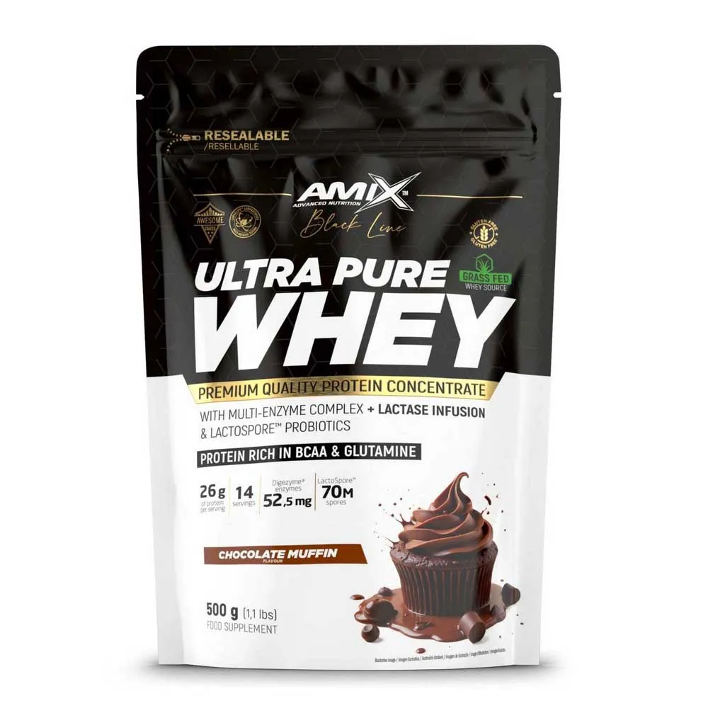 Amix Ultra Pure Whey 500g Protein Sjokolademuffin, One size