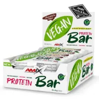 Amix Vegan Protein 45g Chocolat Energibar Boks 20 Enheter Amix Vegan Protein 45g Chocolat Energibar Boks 20 Enheter