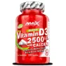 Amix Vitamin D3 2500 Iu Witch Calcium Kapsler 120 Enheter, One size
