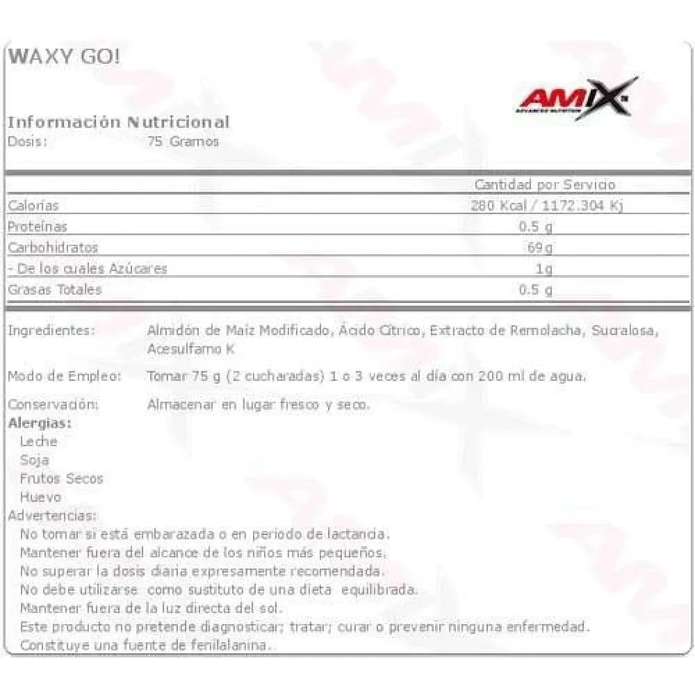 Amix Waxygo Karbohydrater Frukter 2kg, Uncolor, One Size Amix Waxygo Karbohydrater Frukter 2kg, Uncolor, One Size