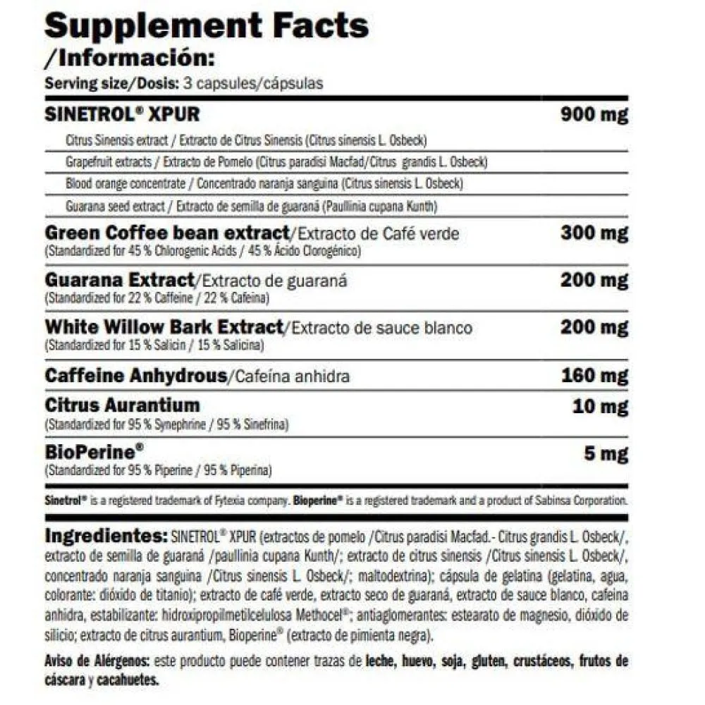 Amix X Fat Thermogenic Fettforbrenner 90 Enheter, Uncolor, One Size