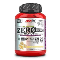 Amix Zeropro Proteinpulver Til Drikke Dobbel Sjokolade Hvit 1kg