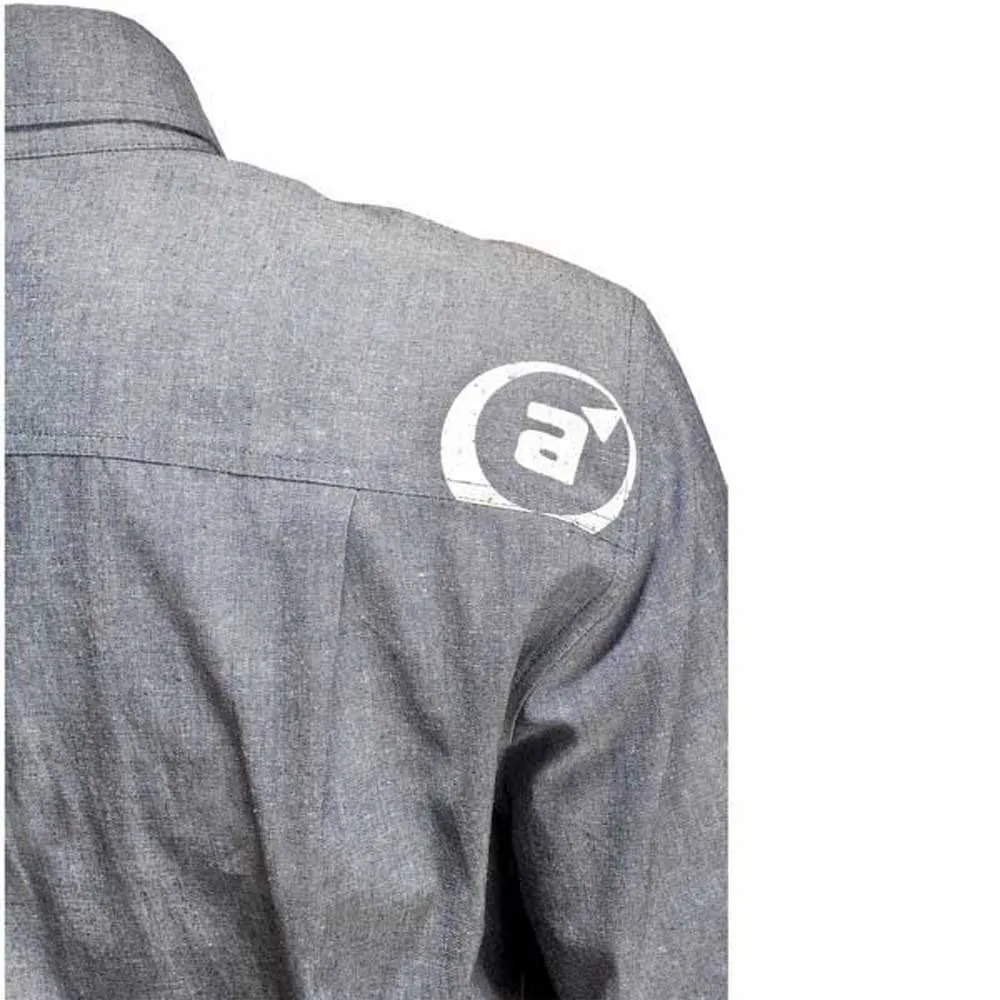 Amplifi Quality Goods Since 2009 Skjorte Med Lange Ermer, Denim, XL