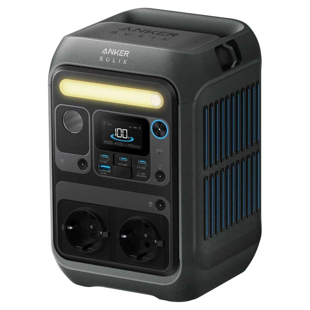 Anker Solix C300x Ac 288wh Bærbar Strømstasjon, Grey, One Size Anker Solix C300x Ac 288wh Bærbar Strømstasjon, Grey, One Size
