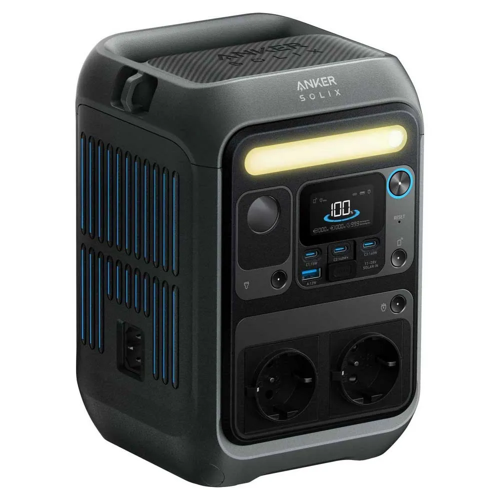 Anker Solix C300x Ac 288wh Bærbar Strømstasjon, Grey, One Size Anker Solix C300x Ac 288wh Bærbar Strømstasjon, Grey, One Size