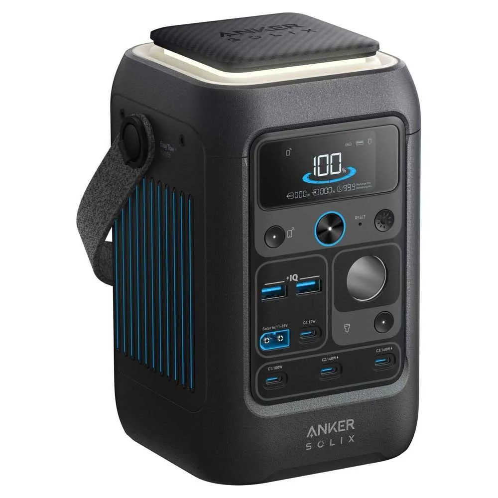 Anker Solix C300x Dc 288wh Bærbar Strømstasjon, Grey, One Size Anker Solix C300x Dc 288wh Bærbar Strømstasjon, Grey, One Size