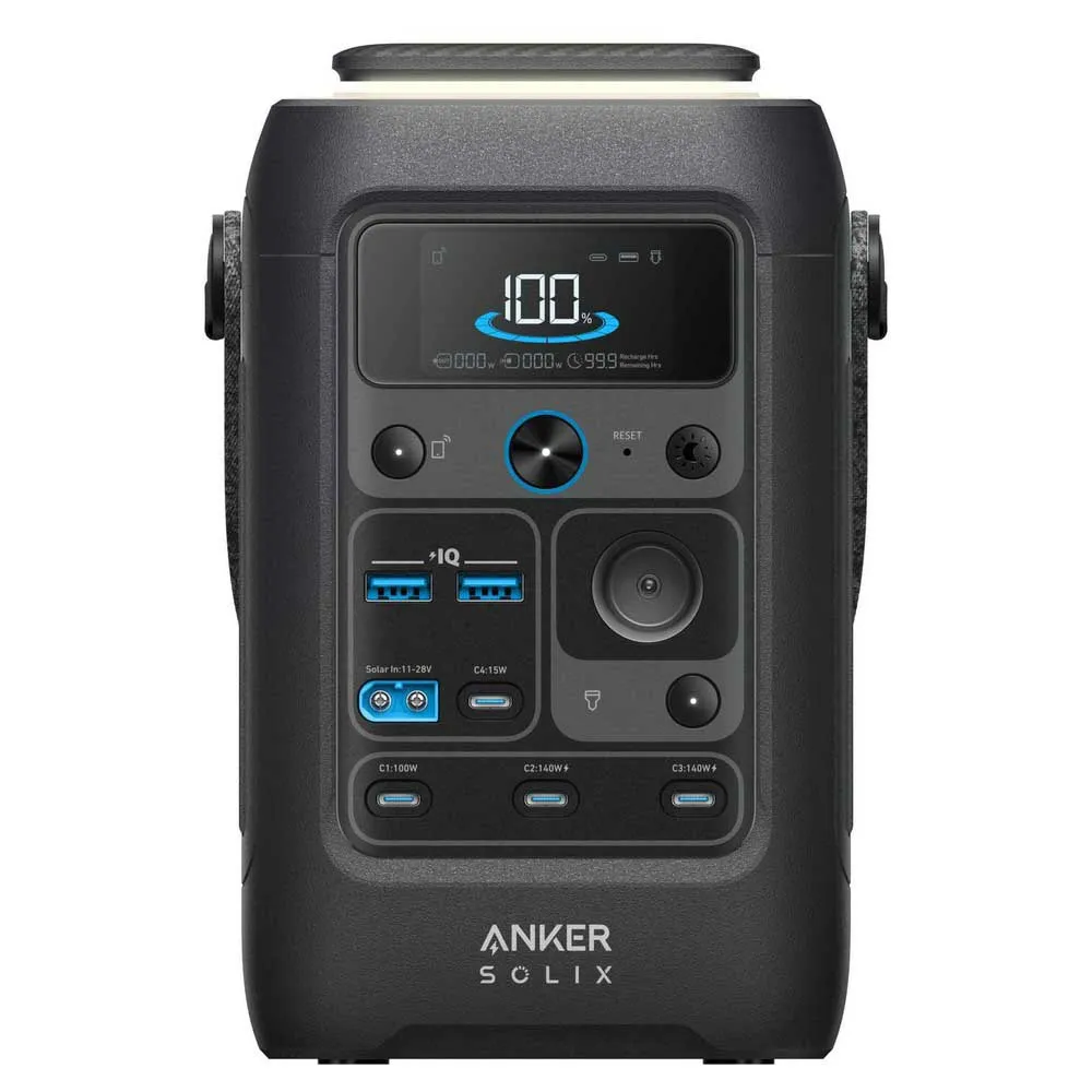 Anker Solix C300x Dc 288wh Bærbar Strømstasjon, Grey, One Size Anker Solix C300x Dc 288wh Bærbar Strømstasjon, Grey, One Size