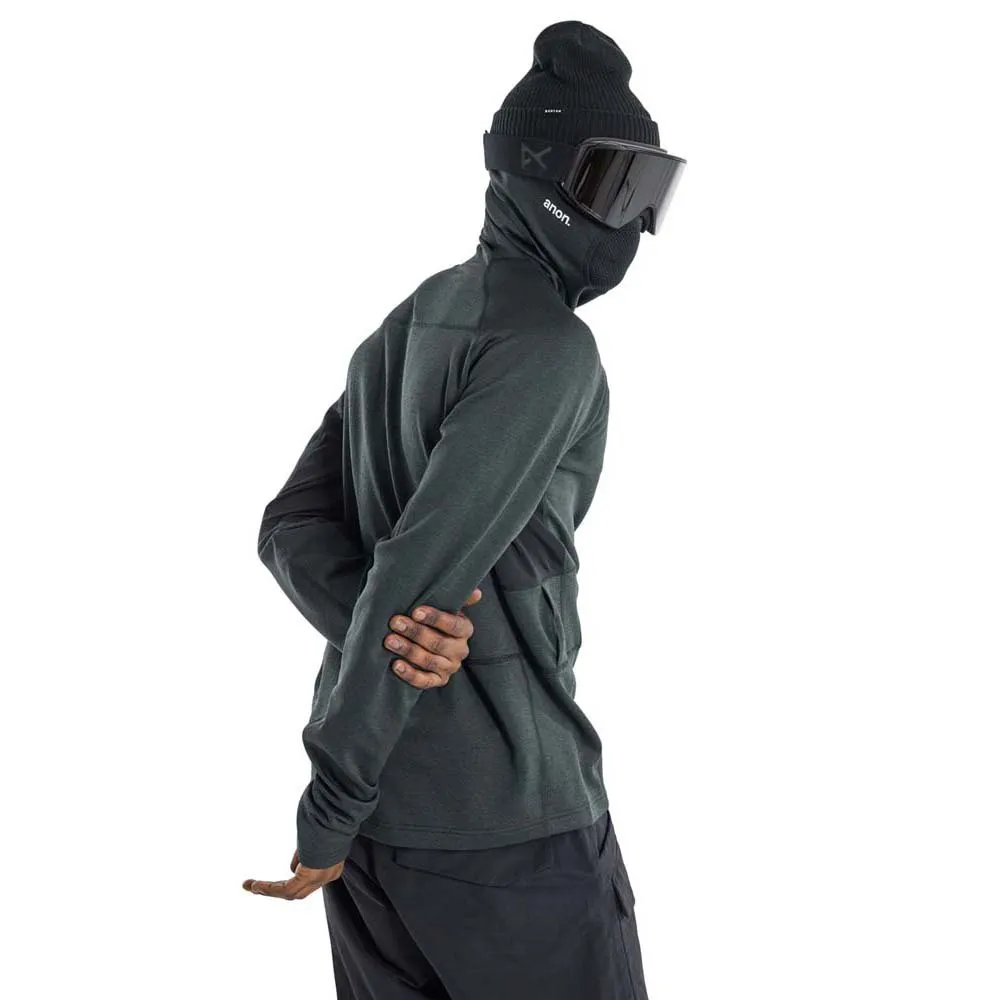 Anon Mfi Mdwt Langarmet Baselag, Black