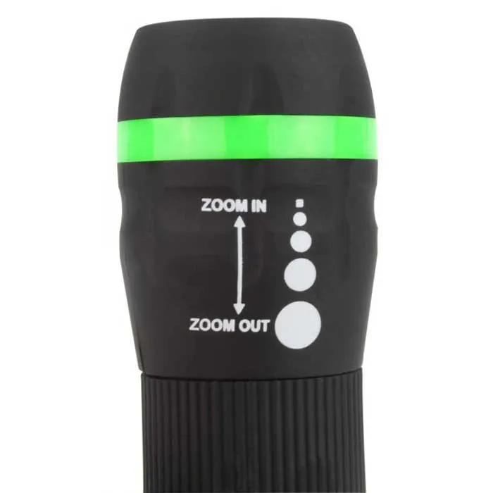 Ansmann Zoom 1w-led Lommelykt, Black, One Size