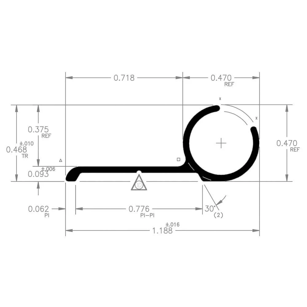Ap Products Standard Markiseskinne 2.43 M