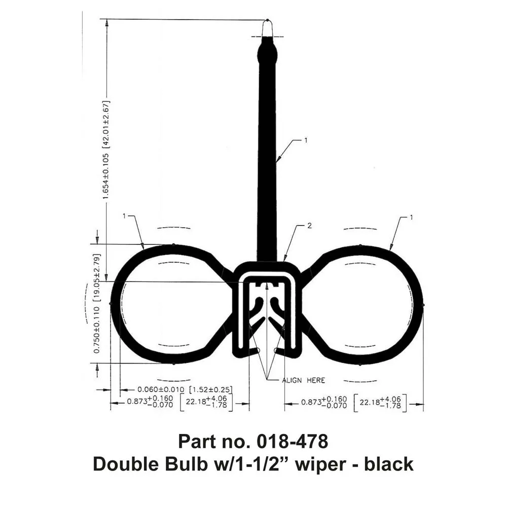 Ap Products Tetning For Skyvedør Og-vindu Med Dobbel Bulb 8.5 M, Black, 57.2 x 50.8mm