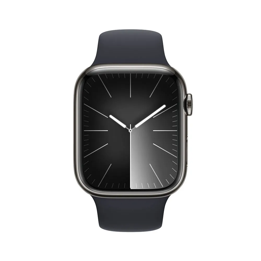 Apple Rustfritt Stål Se Series 9 Gps + Cellular 45 Mm, Graphite / steel midnight Apple Rustfritt Stål Se Series 9 Gps + Cellular 45 Mm, Graphite / steel midnight