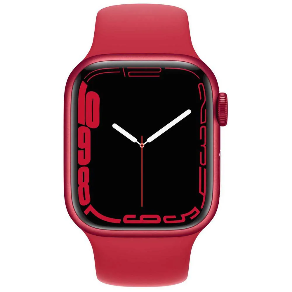 Apple Series 7 Red Gps+cellular Watch 41 Mm Klokke Refurbished, Red