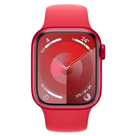 Apple Series 9 Gps+cellular Sport Band 41 Mm Watch, Red