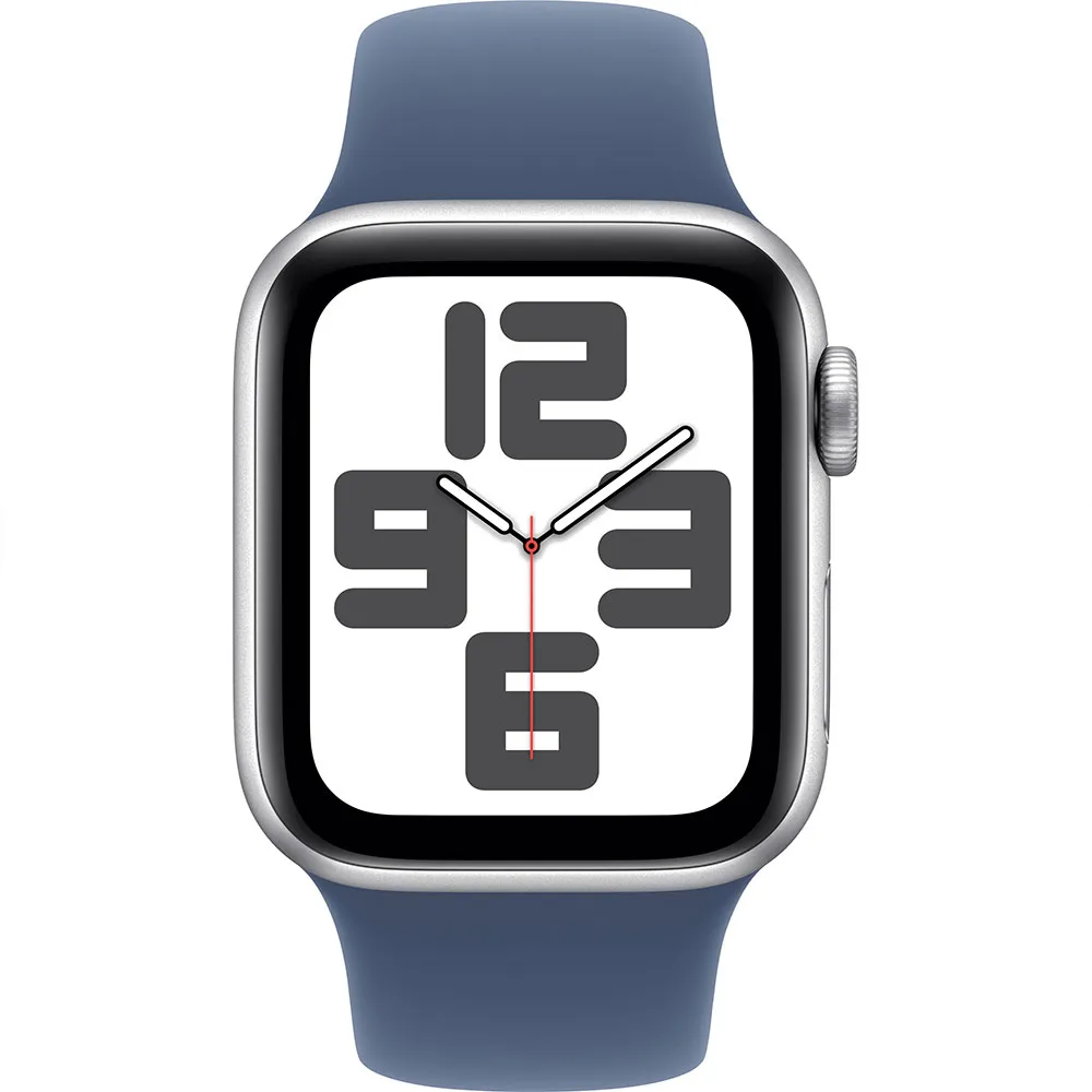 Apple Watch Se Gps Med Sportsreim 40mm Refurbished, Silver aluminium / denim Apple Watch Se Gps Med Sportsreim 40mm Refurbished, Silver aluminium / denim