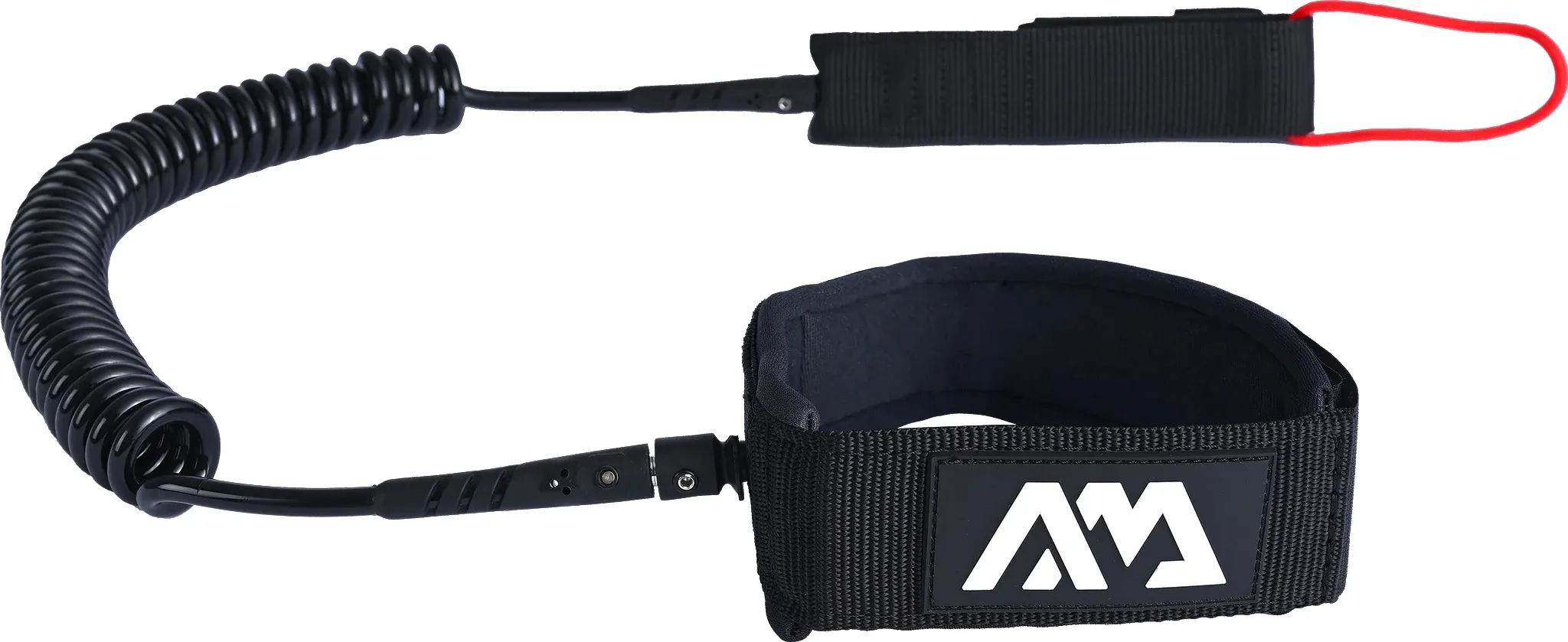 Aqua Marina Coil Leash, Black, One Size