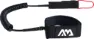Aqua Marina Coil Leash, Black, One Size