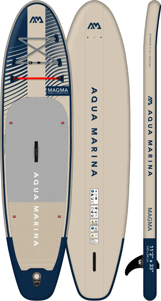 Aqua Marina Magma SUP, Pearl white, One Size