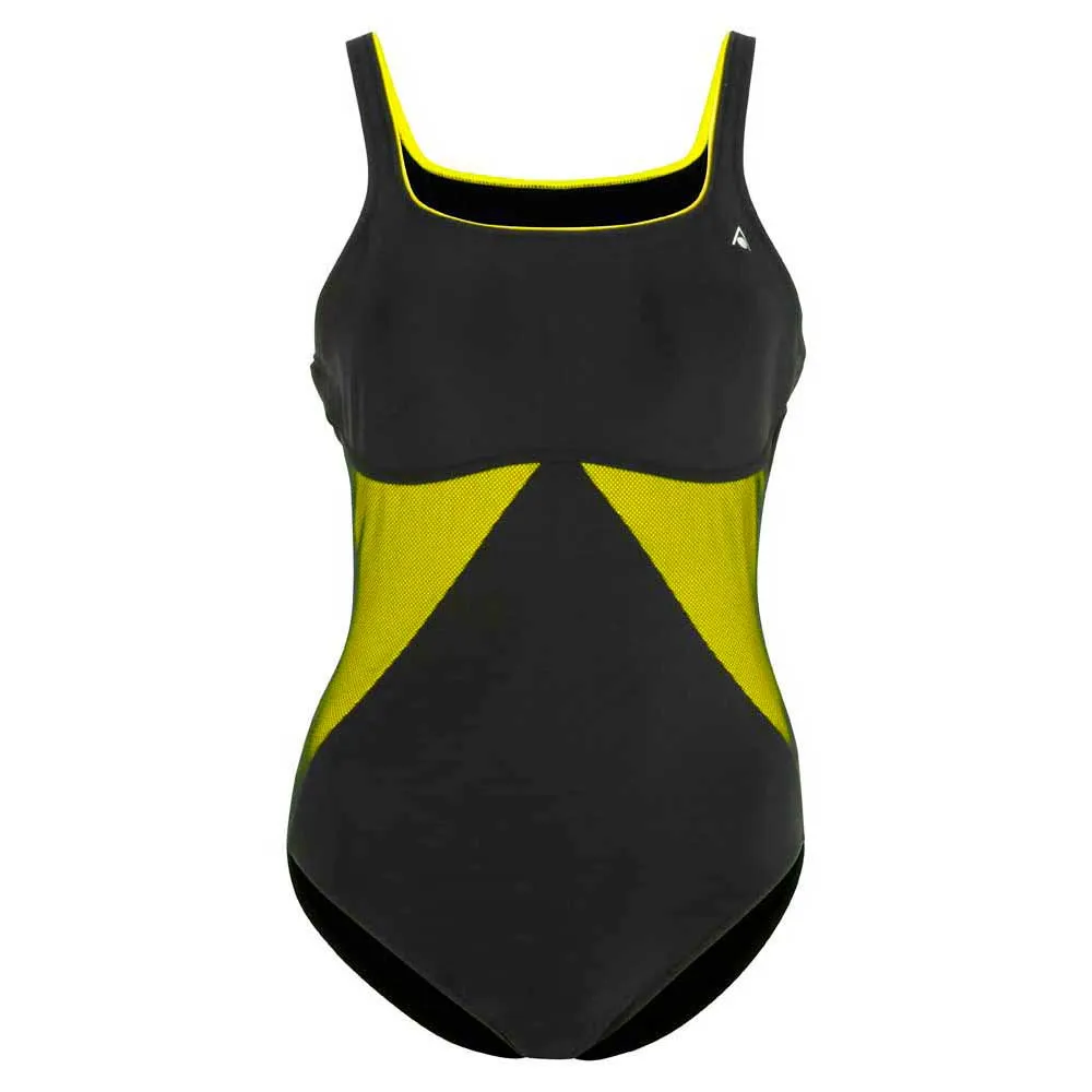 Aqua Sphere Elkie Badetøy female, Black / bright yellow