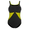 Aqua Sphere Elkie Badetøy female, Black / bright yellow