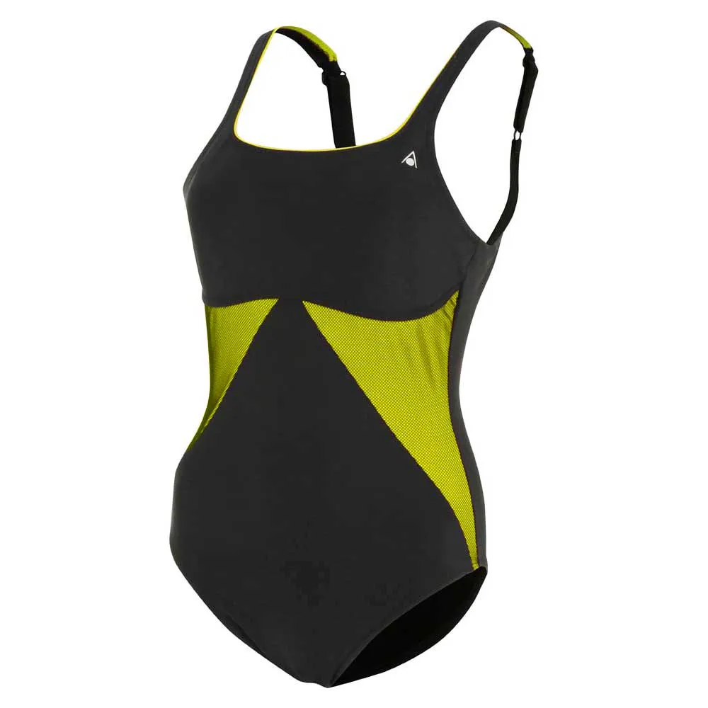 Aqua Sphere Elkie Badetøy female, Black / bright yellow