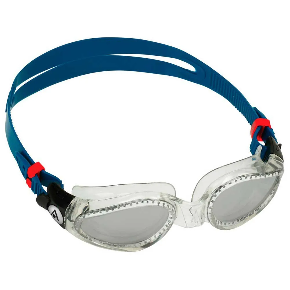 Aqua Sphere Kaiman Speil-svømmebriller unisex, Clear / petrol / silver titanium mirrored, One Size Aqua Sphere Kaiman Speil-svømmebriller unisex, Clear / petrol / silver titanium mirrored, One Size