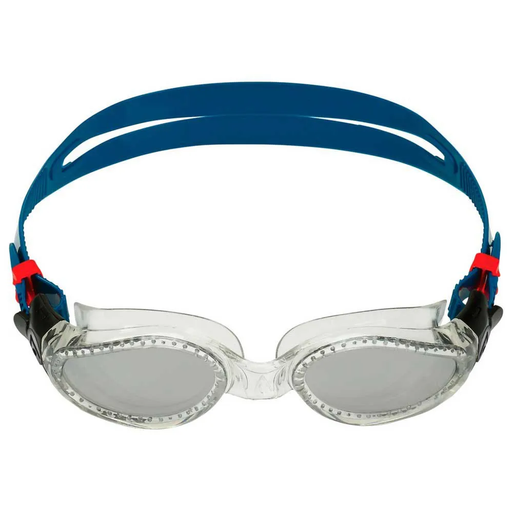 Aqua Sphere Kaiman Speil-svømmebriller unisex, Clear / petrol / silver titanium mirrored, One Size Aqua Sphere Kaiman Speil-svømmebriller unisex, Clear / petrol / silver titanium mirrored, One Size