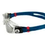 Aqua Sphere Kaiman Speil-svømmebriller unisex, Clear / petrol / silver titanium mirrored, One Size