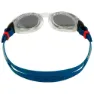 Aqua Sphere Kaiman Speil-svømmebriller unisex, Clear / petrol / silver titanium mirrored, One Size