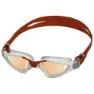 Aqua Sphere Kayenne Pro Lens Iridescent Speil-svømmebriller unisex, Grey / red, One Size