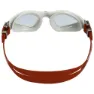 Aqua Sphere Kayenne Pro Lens Iridescent Speil-svømmebriller unisex, Grey / red, One Size